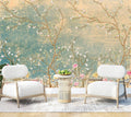 Floral Tree Chinoiserie Wallpaper, Peel and Stick Wall Decal